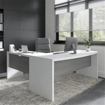 Elegant Bush Furniture L Shape Desk for Home Office Spaces