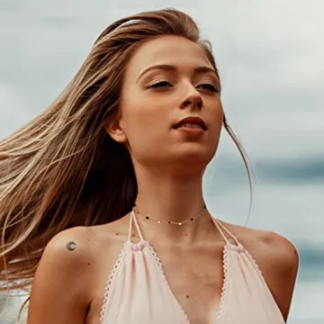 FUTIMELY Bohemian Green Beaded Choker Necklace for Women