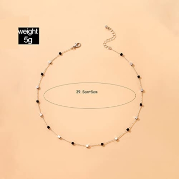 FUTIMELY Bohemian Green Beaded Choker Necklace for Women