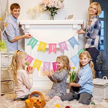 Charming TUPARKA Easter Banners for Your Celebrate