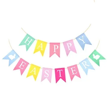 Charming TUPARKA Easter Banners for Your Celebrate