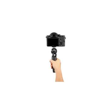 Joby Handypod Mini Tripod and Handgrip for DSLR, Mirrorless CSC and Compact Cameras, LED Lights, Microphones, Portable Speakers, Action Cameras and Accessories Up to 2.2lbs (JB01555)