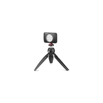 Joby Handypod Mini Tripod and Handgrip for DSLR, Mirrorless CSC and Compact Cameras, LED Lights, Microphones, Portable Speakers, Action Cameras and Accessories Up to 2.2lbs (JB01555)