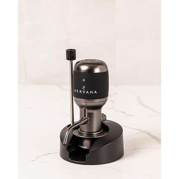 Aervana Select: Variable Electric Wine Aerator and Pourer/Dispenser - Air Decanter - Personal Wine Tap for Red and White Wine 750ml and 1.5l with Stand (New)