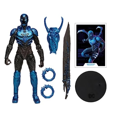 Blue Beetle 7in Action Figure - Collector's Item and Durable Toy