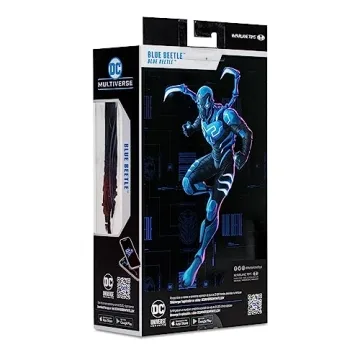 Blue Beetle 7in Action Figure - Collector's Item and Durable Toy