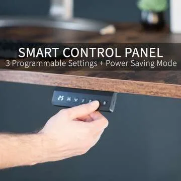 VIVO 71 inch Sit Stand Desk with Dual Motor Adjustment