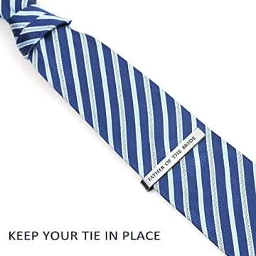 Father of the Bride Wedding Tie Bar Gift for Dads