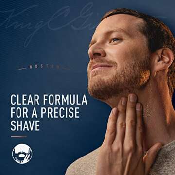 King C. Gillette Transparent Shave Gel with Aloe Vera