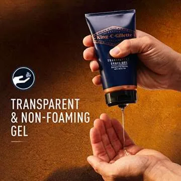King C. Gillette Transparent Shave Gel with Aloe Vera