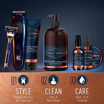 King C. Gillette Transparent Shave Gel with Aloe Vera