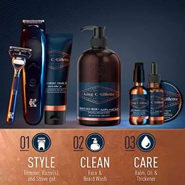 King C. Gillette Transparent Shave Gel with Aloe Vera