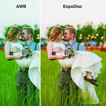 ExpoDisc Professional White Balance Filter - 82mm lens thread - Get Beautiful Color in Your Photos and Video, Easy-to-Use, No Software Required, Save Time Fixing Color