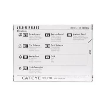 Cateye Velo Wireless Bike Computer for Cycling Enthusiasts