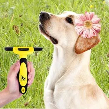 Premium Pet Grooming Brush to Reduce Shedding Effectively