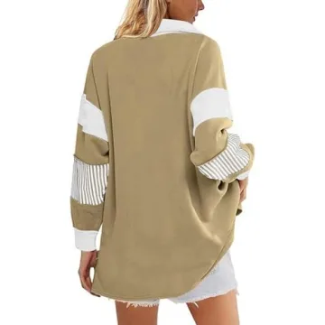 Trendy Oversized Crewneck Sweatshirt for Women 2024