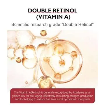 Retinol Anti Aging Face Serum, Vibrant Glamour Aging, Vibrant Glamour Retinol Essence Anti Aging, Vibrant Glamour Retinol Cream, Anti Aging Face Moisturizer for Women & Men (3 PCS)