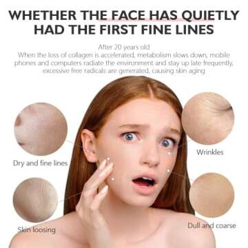 Retinol Anti Aging Face Serum, Vibrant Glamour Aging, Vibrant Glamour Retinol Essence Anti Aging, Vibrant Glamour Retinol Cream, Anti Aging Face Moisturizer for Women & Men (3 PCS)