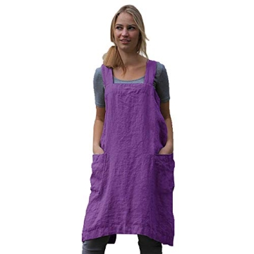 Women’s Pinafore Square Apron - Baking, Cooking & Gardening
