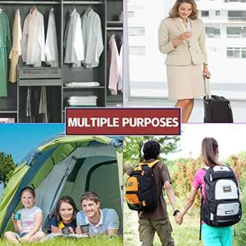 Jancosta 12 Pack Space Saver Bags for Clothes