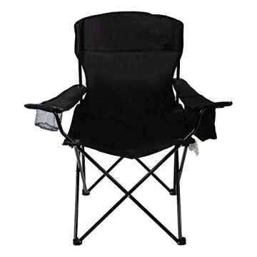 Pacific Pass Quad Camp Chair with Cooler & Cup Holder