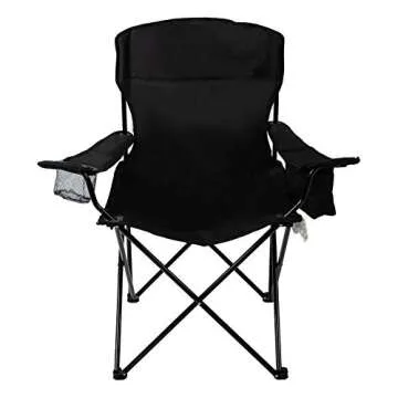 Pacific Pass Quad Camp Chair with Cooler & Cup Holder