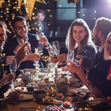 30 Pieces Wine Glass Charms Funny Wine Glass Markers Wine Charms for Glasses Wine Glasses Identifier Drink Markers Wine Glass Tags for Wine Party Decorations (White)