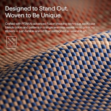 PITAKA iPhone 17 Pro Case 6.3" - Slim & Durable with Camera Control Button