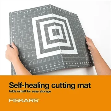 Fiskars Rotary Cutter 3-Piece Set for Seamless Fabric Cutting