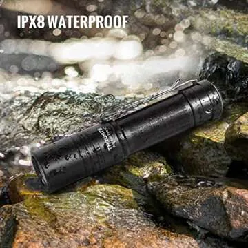 ThruNite Archer Pro V2 EDC Flashlight - 950 Lumens, USB-C Rechargeable, Tail Switch LED Penlight for Camping, Outdoor & Emergency - Cool White (Black)