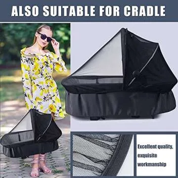 Sysmie Universal Mosquito Net with Zipper for Baby