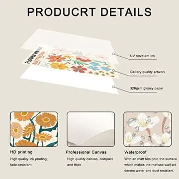 Flower Market Wall Art Prints for Stylish Home Decor