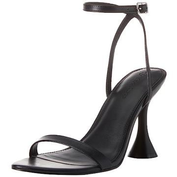 Stylish Black Heel Sandals by The Drop Comfortable Trendy