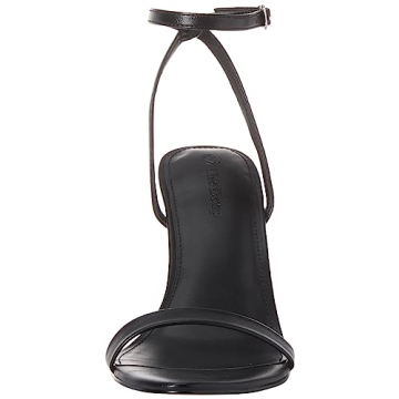 Stylish Black Heel Sandals by The Drop Comfortable Trendy