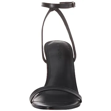 Stylish Black Heel Sandals by The Drop Comfortable Trendy