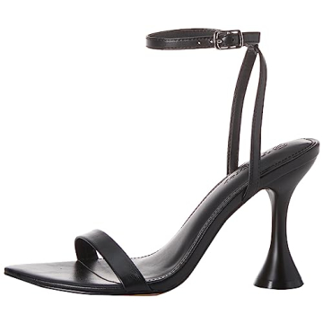 Stylish Black Heel Sandals by The Drop Comfortable Trendy