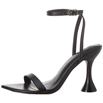 Stylish Black Heel Sandals by The Drop Comfortable Trendy