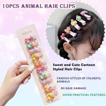 Tunmiok 153 Pcs Hair Accessories for Girls - Bows, Baby Hair Clips, Cute Barrettes, Gifts for Teen Girls (2 to 10 Years Old)