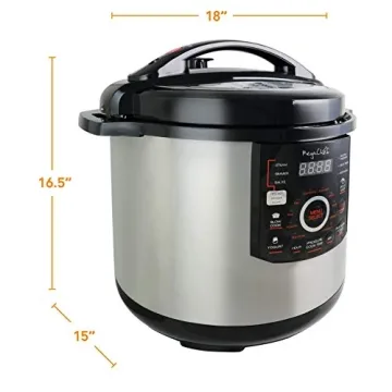 Megachef 12 Quart Digital Pressure Cooker for Easy Meals