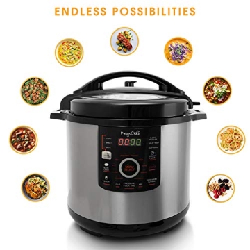 Megachef 12 Quart Digital Pressure Cooker for Easy Meals