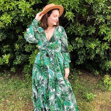 Stylish Lanzom Women’s Wide Brim Panama Hat - Elegant & Comfortable