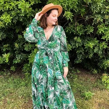 Stylish Lanzom Women’s Wide Brim Panama Hat - Elegant & Comfortable