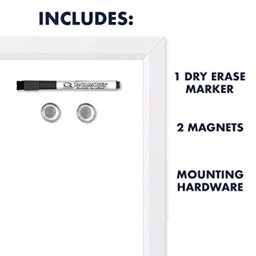 Quartet Magnetic Dry Erase Board 17x23 Stylish Functional