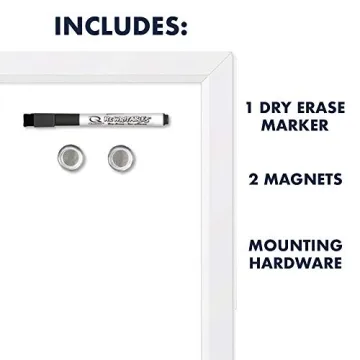 Quartet Magnetic Dry Erase Board 17x23 Stylish Functional