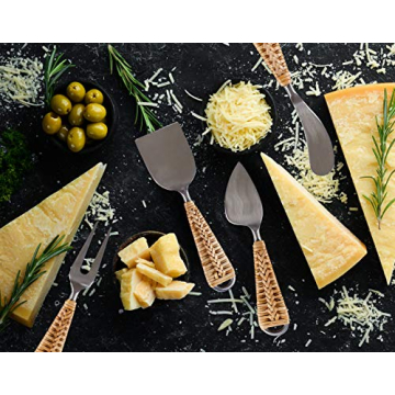 Alpha Living Cheese Knife Set for Stylish Entertaining