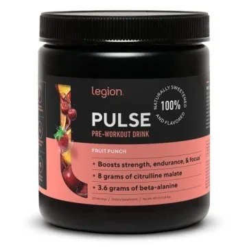 LEGION Pulse Pre Workout Supplement - All Natural Nitric Oxide Preworkout Drink to Boost Energy, Cre...