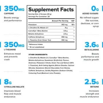 LEGION Pulse Pre Workout for Natural Energy Boost