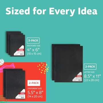 Hardcover Sketch Book 2 Pack Drawing Books 5.5" x 8" Sketchbooks, 110 Sheets Hardbound Journal, Ideal for Pencils, Graphite, Charcoal, Pen