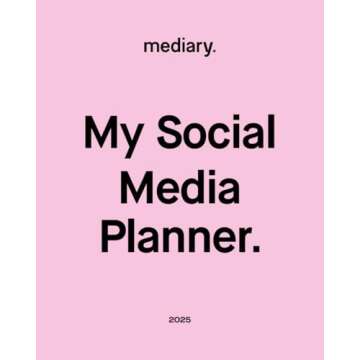 Mediary | My Social Media Planner: Millennial Pink - Organize Your Digital Life with Style