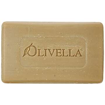 Bar Soap 100% Virgin Olive Oil Face & Body Olivella 5.29 oz Bar Soap